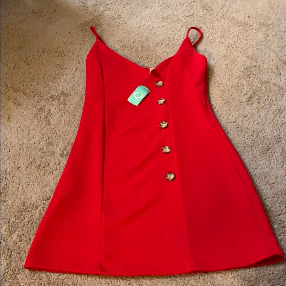 Red dress
